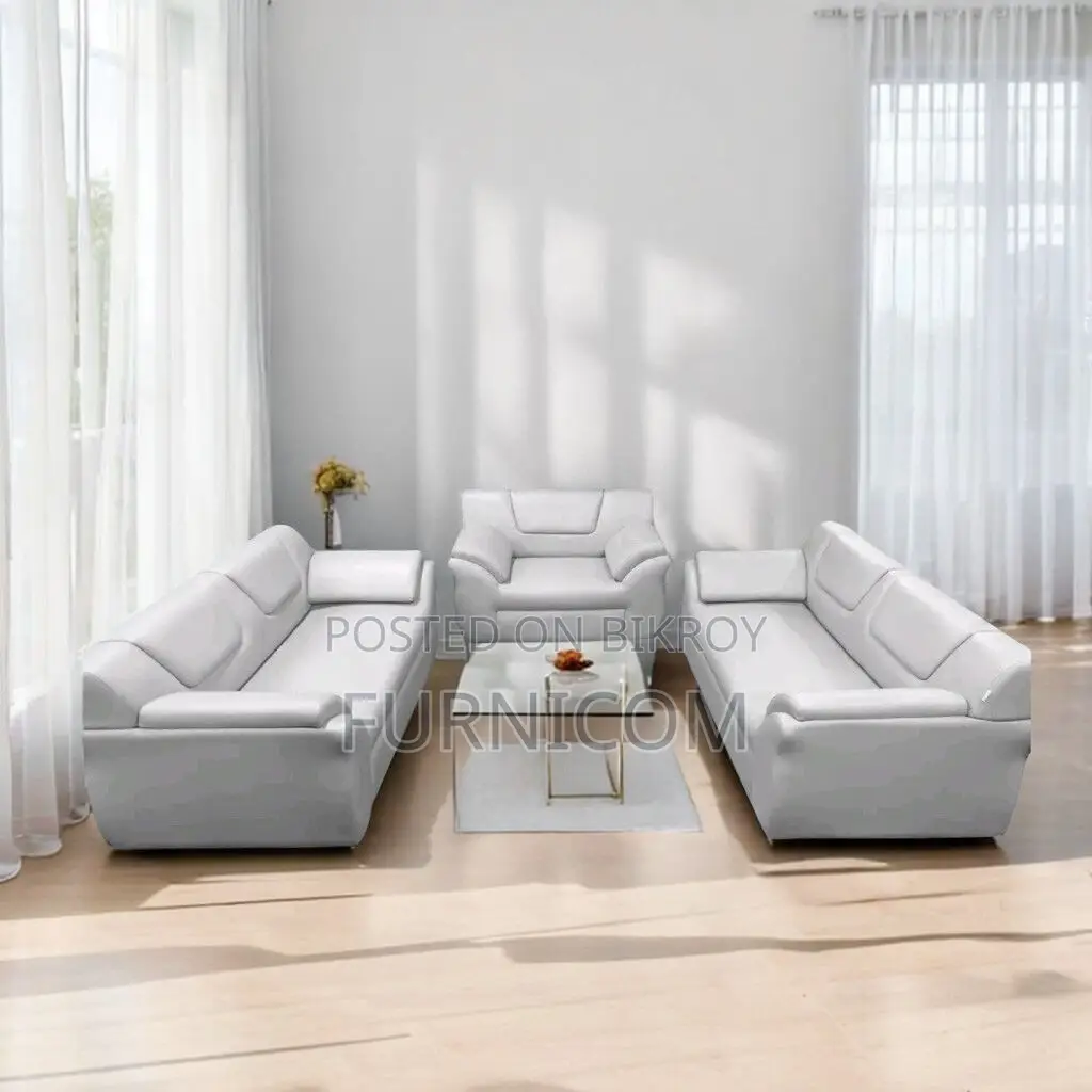 Furnicom Exclusive Wooden sofa / White sofa / Sofa set / luxury sofa /