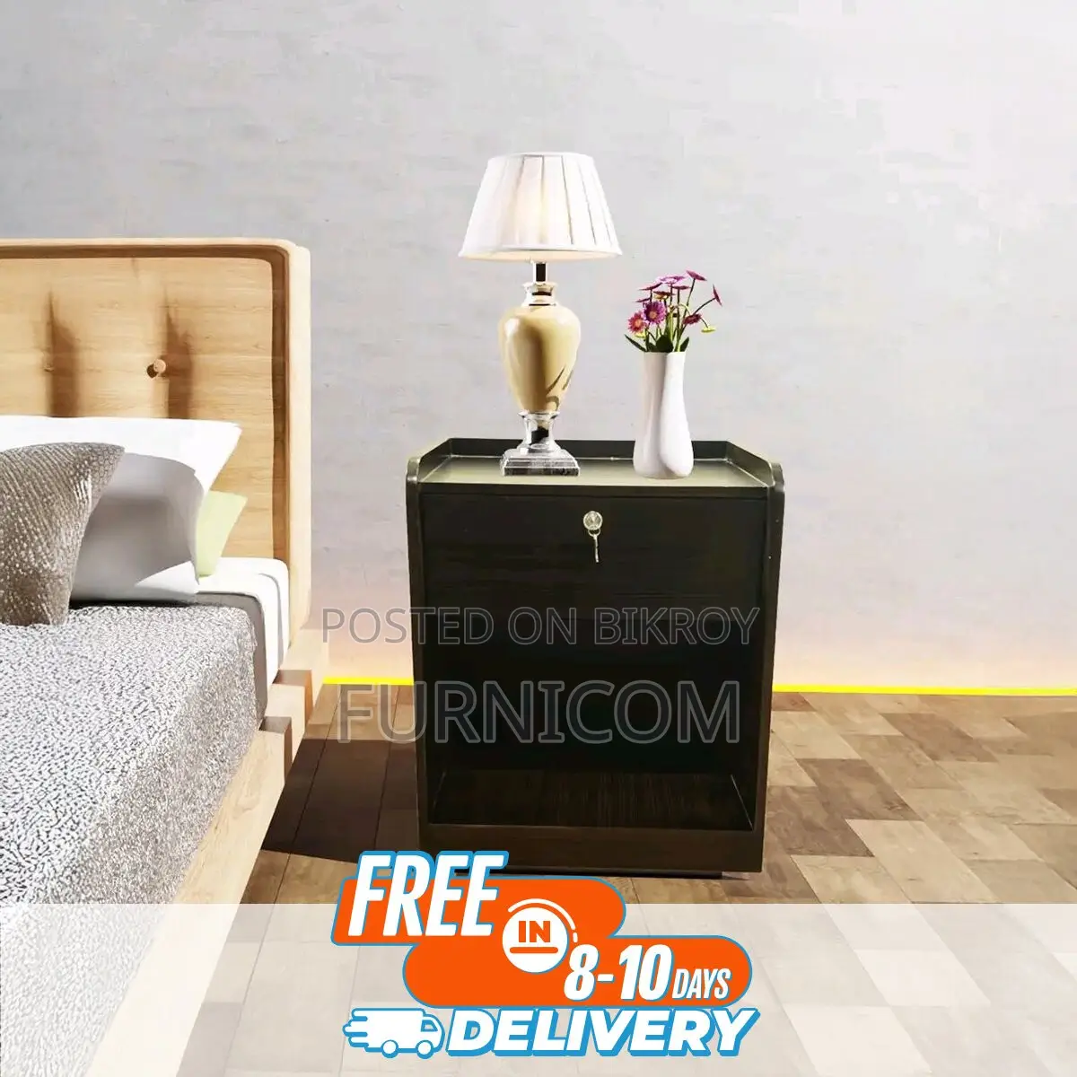 Furnicom bed side table/ side table/ corner table