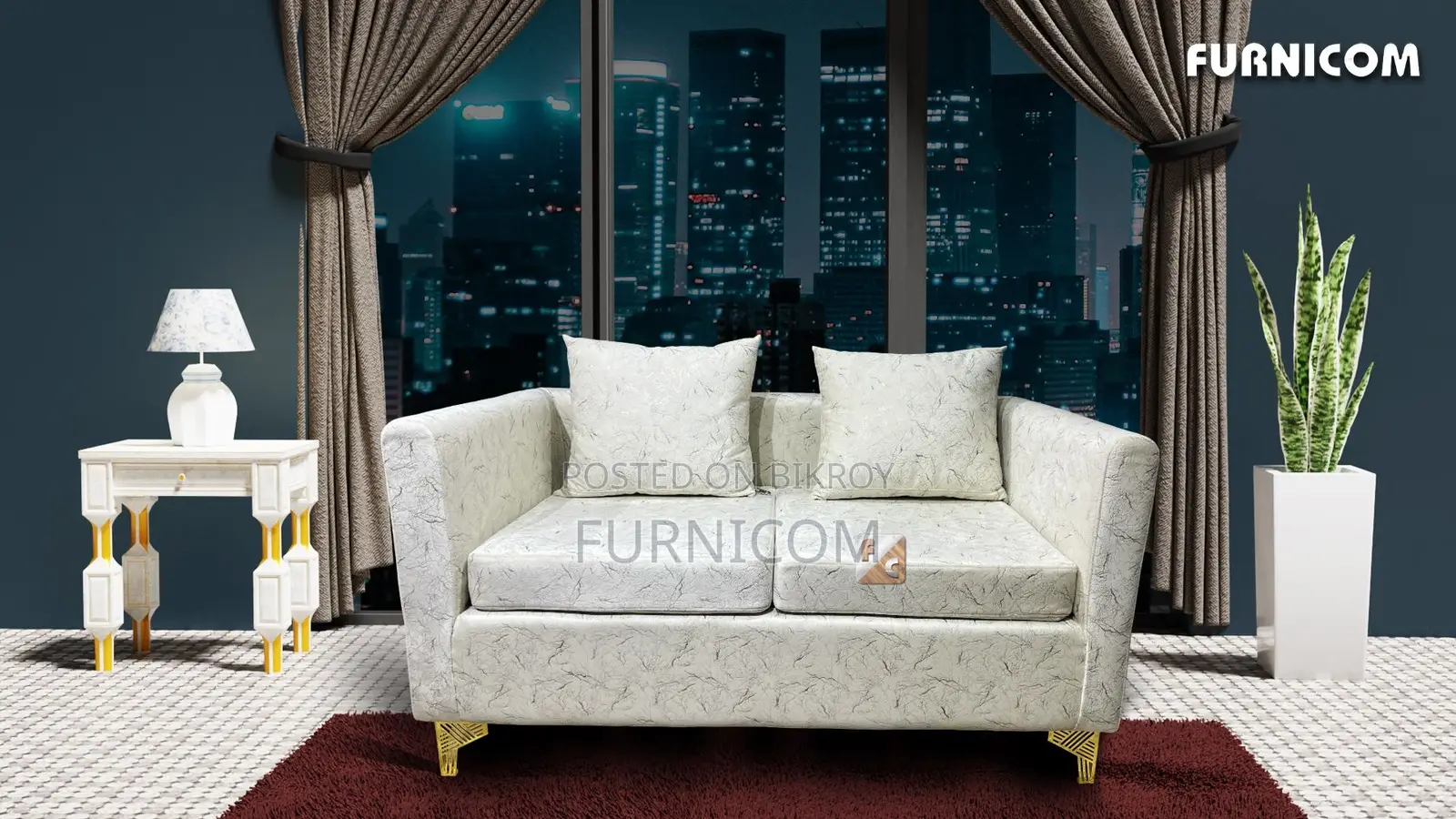 Furnicom white Sofa / Luxury sofa set / Sofas / Office sofa