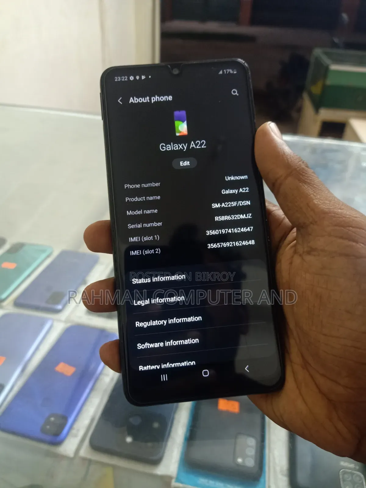 Samsung Galaxy A22 128 GB Black
