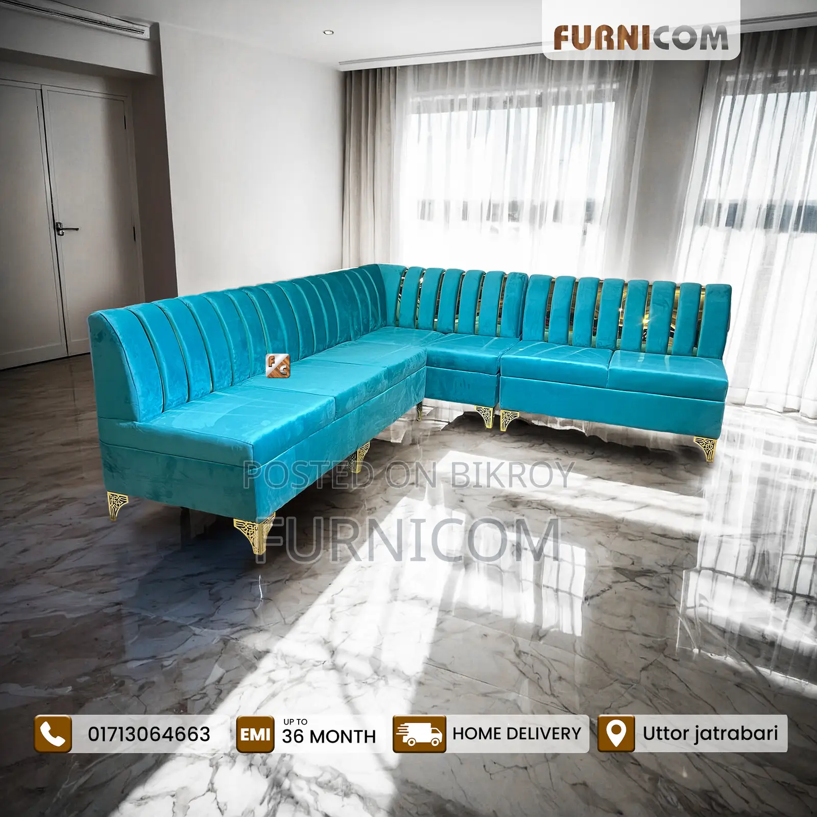 L - Shape Sofa Set