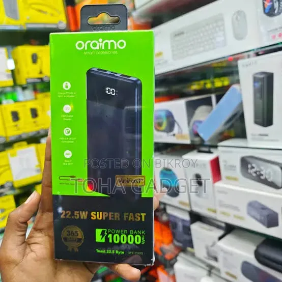 Oraimo Toast 22.5 Byte 10000mah 22.5w Power Bank