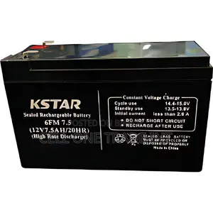 Kstar 7.5 mAh Sealed Rechargeable UPS Battery