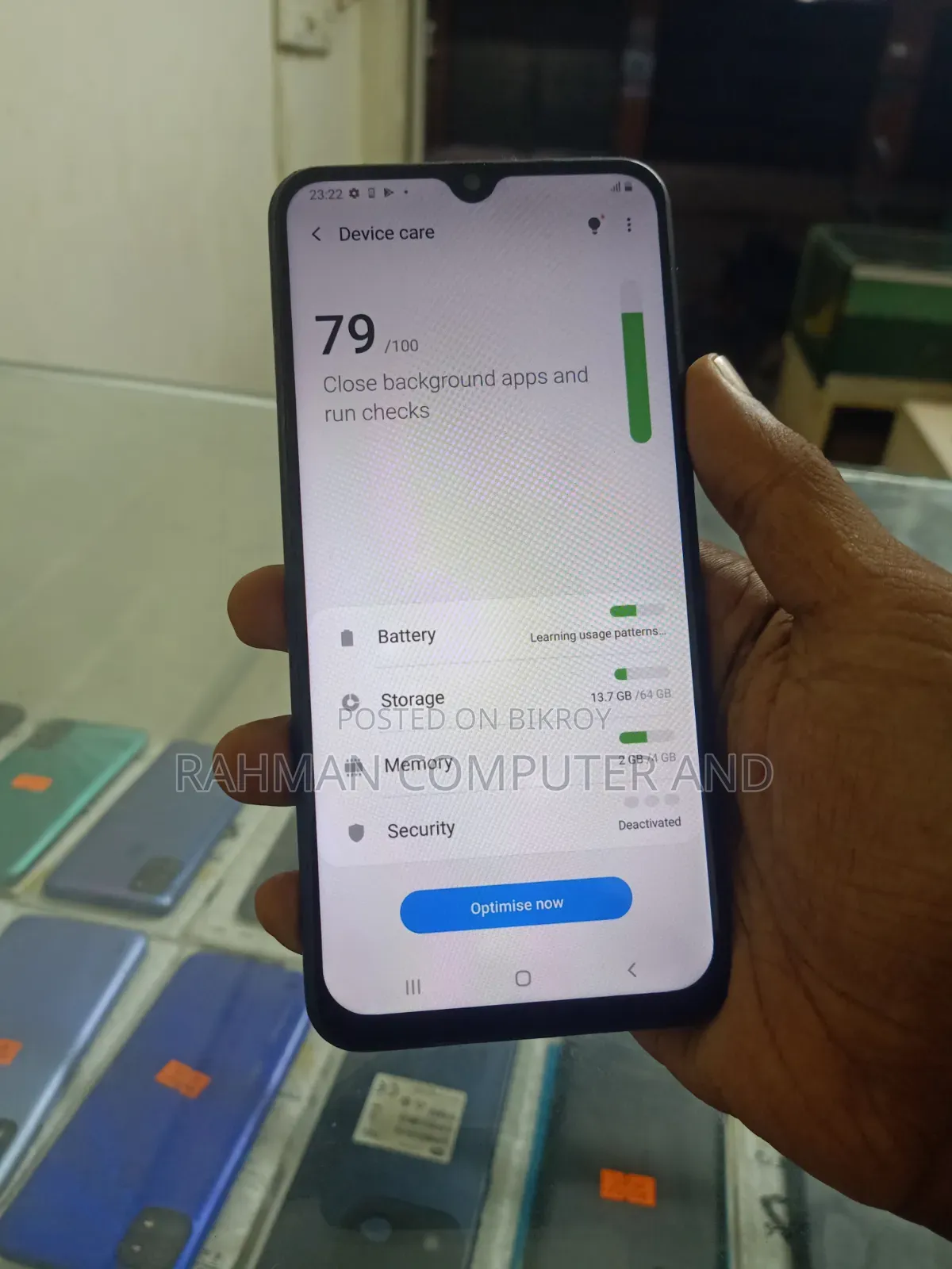 স্যামসাং গ্যালাক্সি এম২১ ৬৪ জিবি ব্লু
