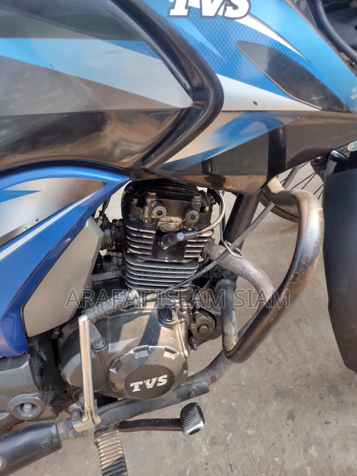 TVS Stryker 125 2018 Blue