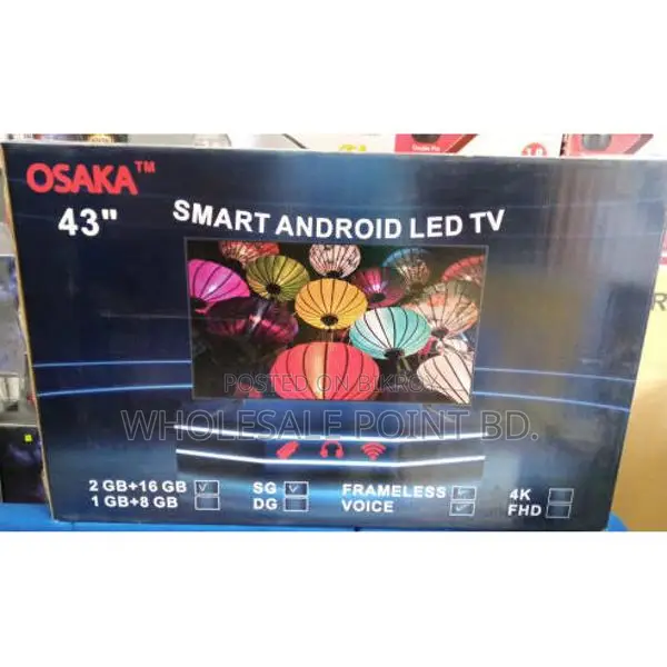Osaka 43" 4K Frameless Smart Android LED TV