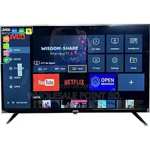 JVCO 32" Smart Double Glass Voice Control TV