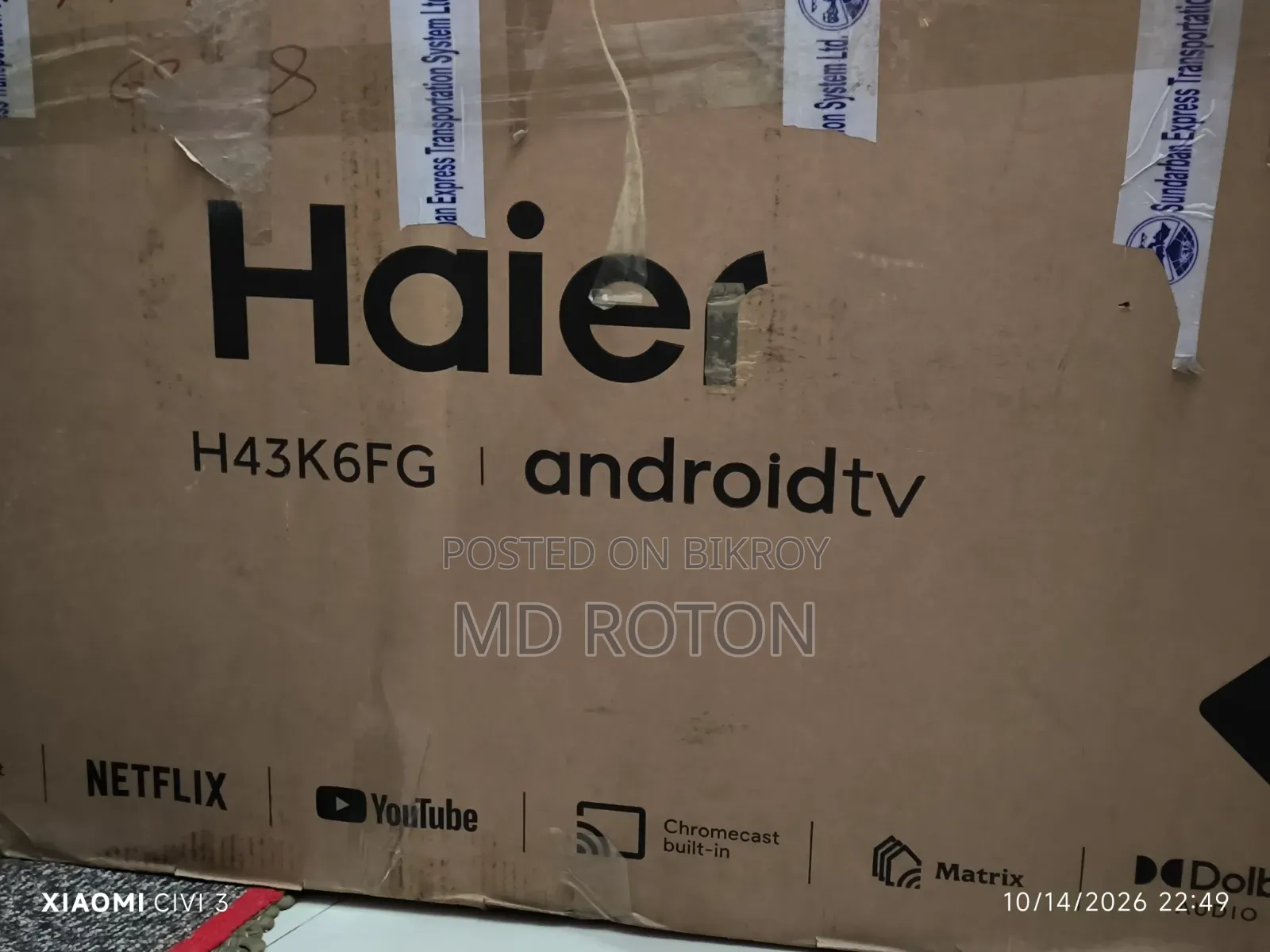 Haire 43 Inci  Voice Control TV