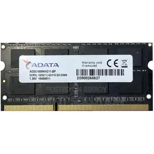 AData 4GB DDR3L 1600MHz Laptop RAM