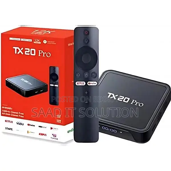 TX20 Pro 12K Ultra HD Smart Android TV Box