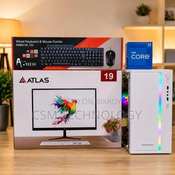 Desktop PC Core i3 4th Gen ALTAS 19" LED Monitor & 120GB SSD
