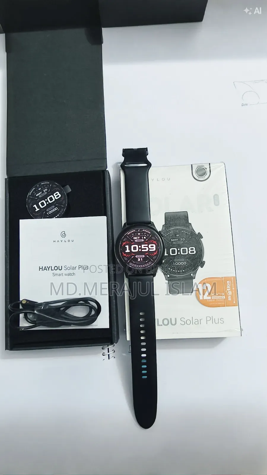 Haylou Solar Plus Calling Smart Watch