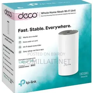 TP-Link Deco E4 AC1200 Dual-band Mesh Router (1 Pack)