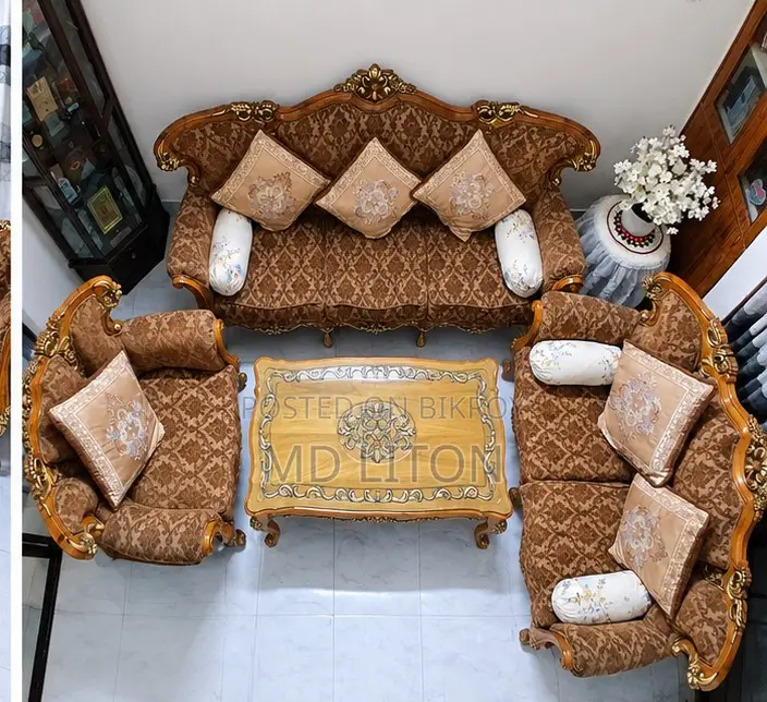 Teak Wood Sofa Set
