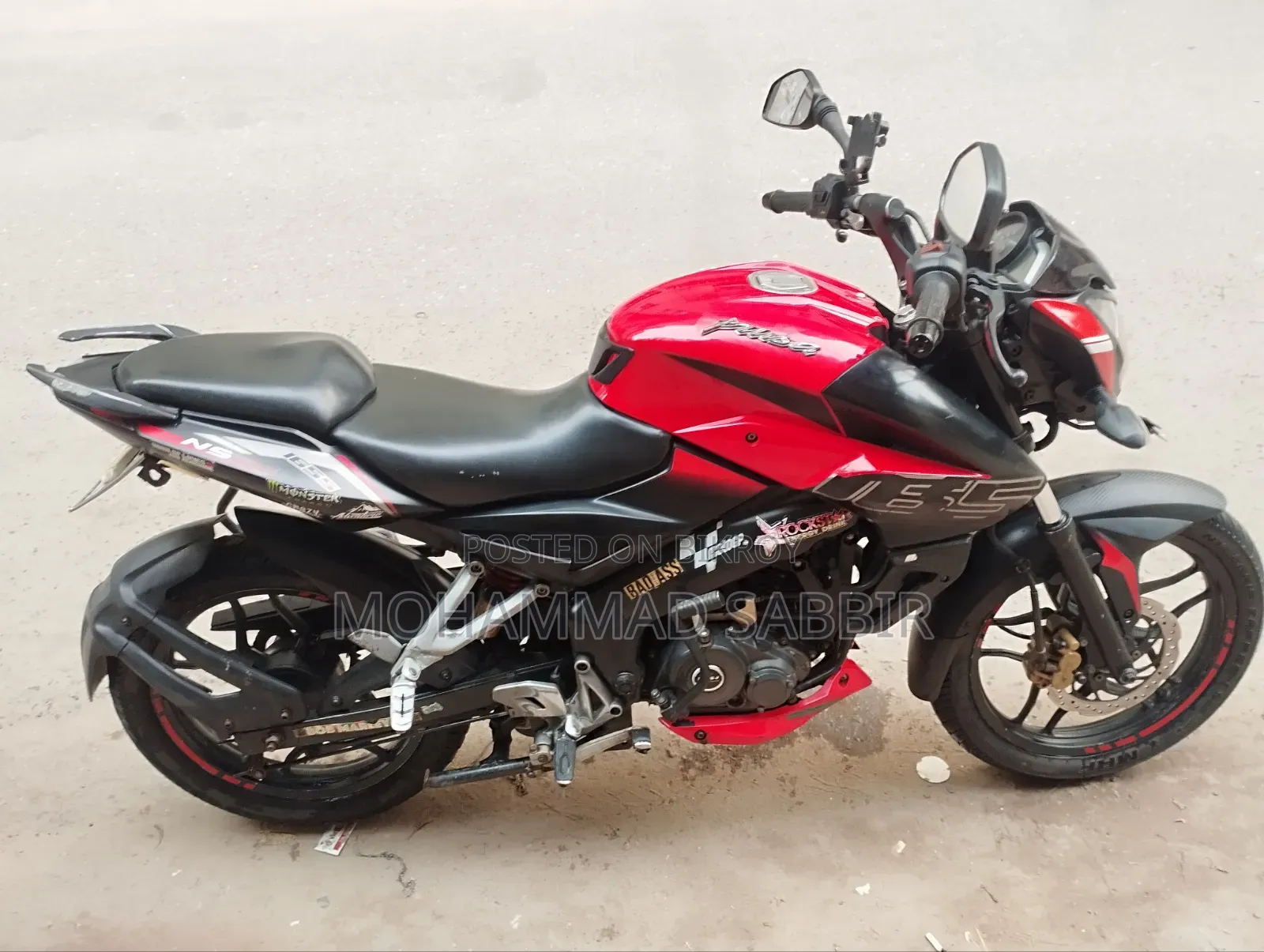 Bajaj Pulsar NS 160 2018 Red