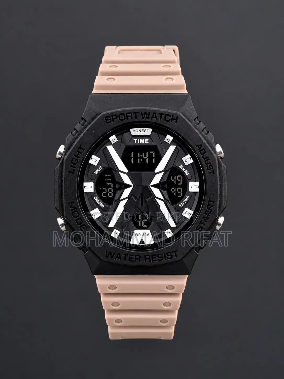 ⌚ Stylish Digital Sports Watch | Blue & Black