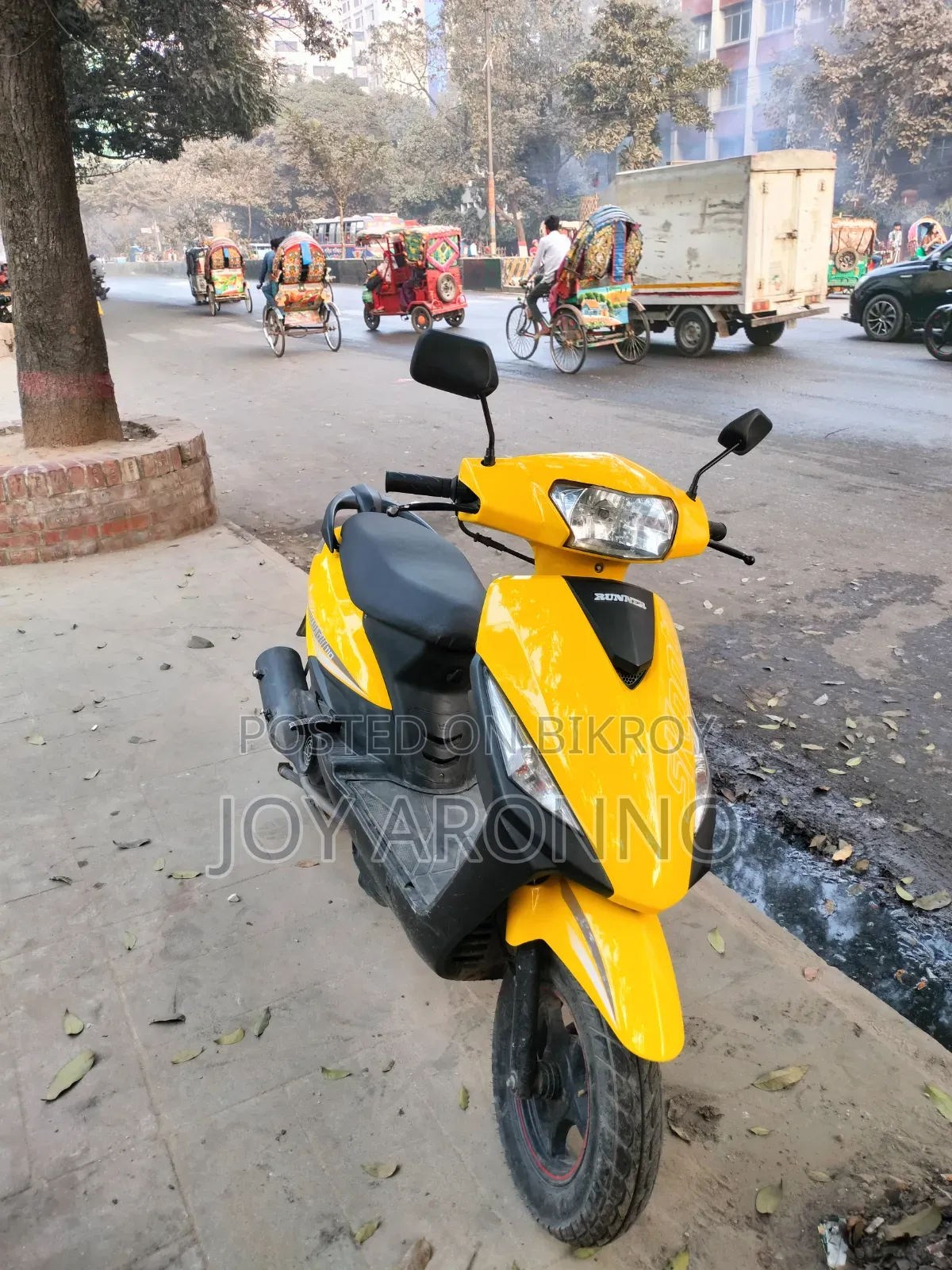 রানার স্কুটি-১১০ ২০২০ ইয়েলো