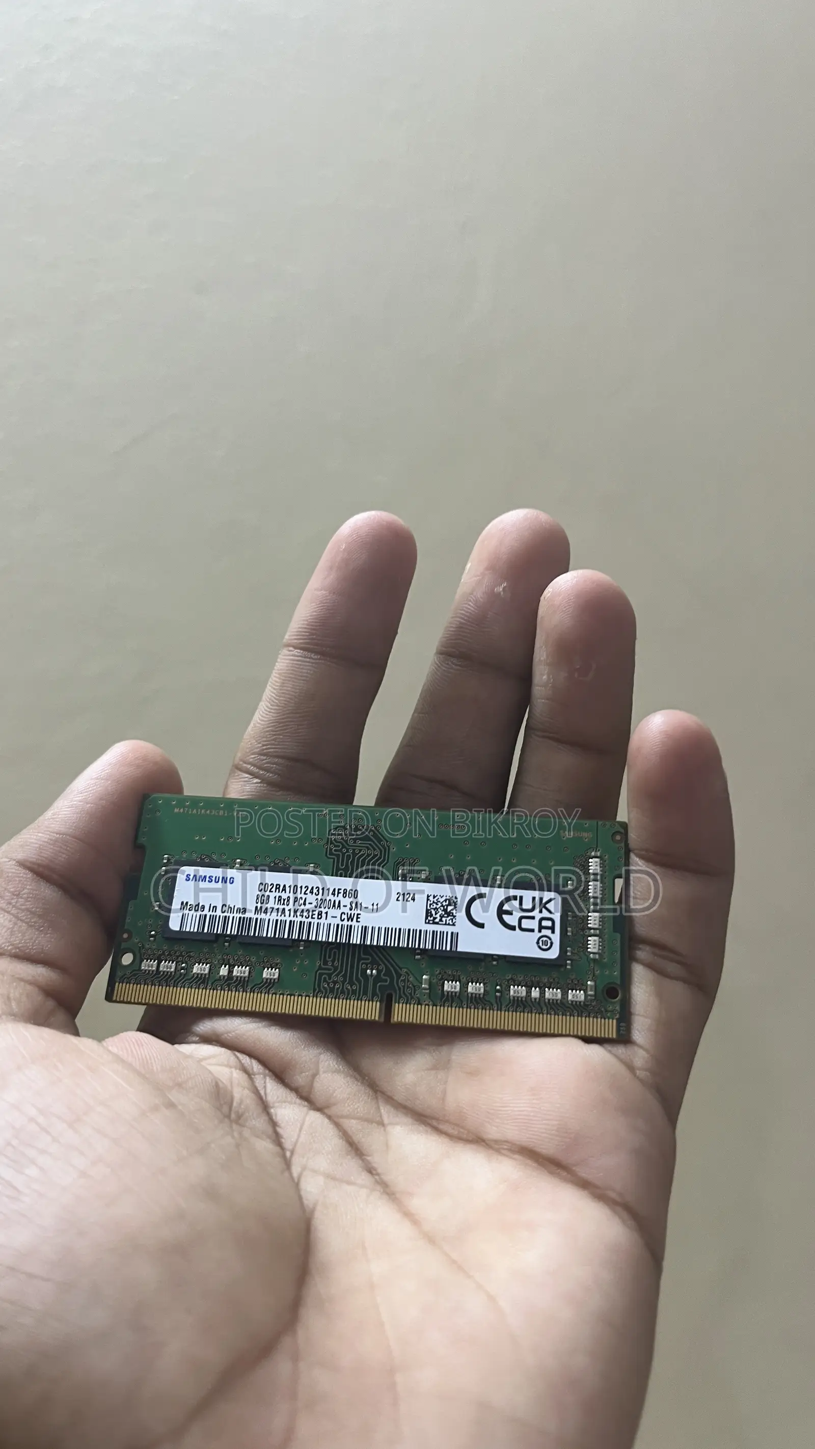 DDR4 RAM 8GB 3200MHz Laptop RAM