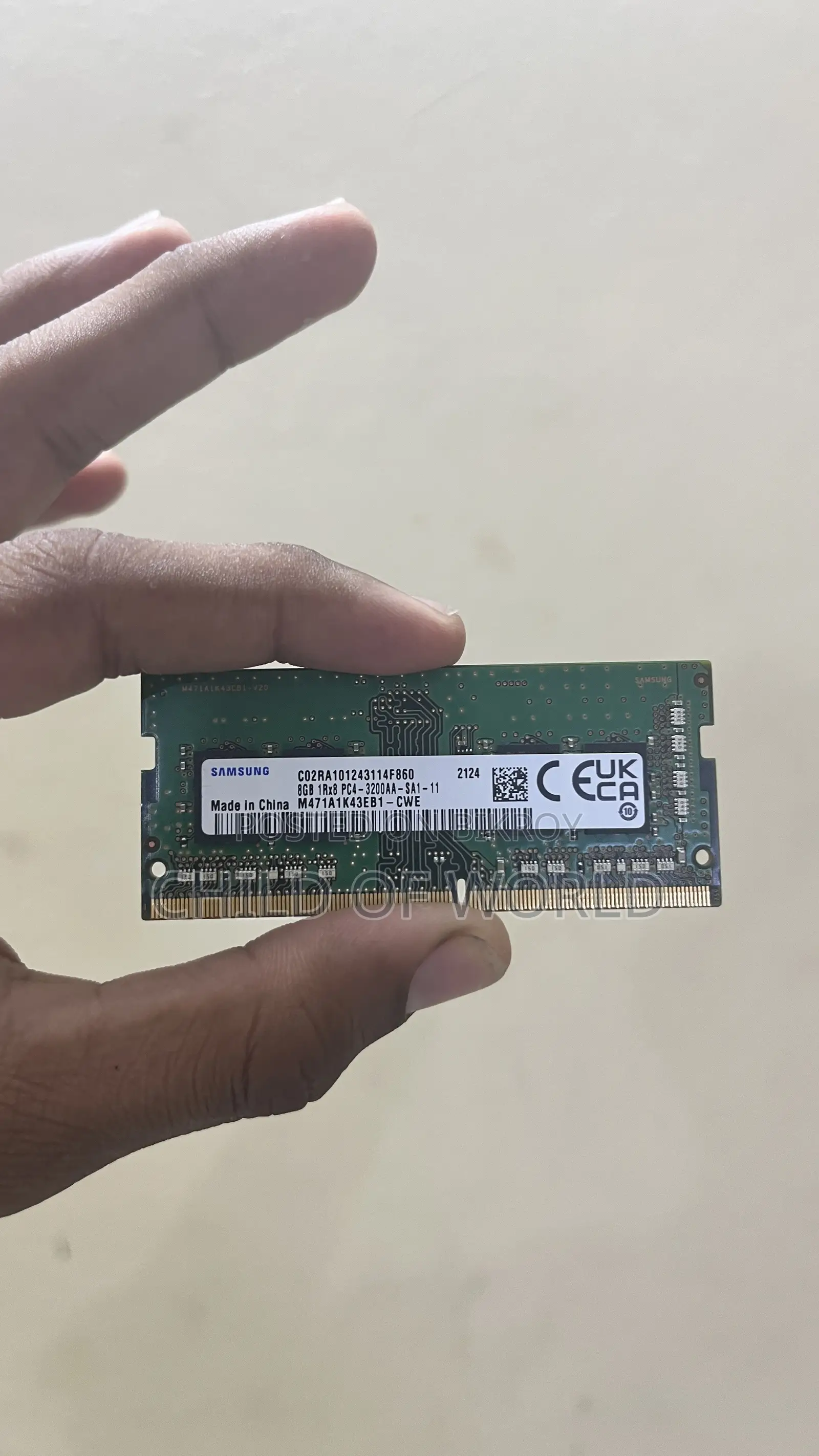 DDR4 RAM 8GB 3200MHz Laptop RAM