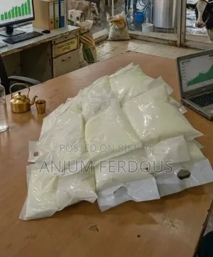 Pure cow milk available in half kg and one kg packets