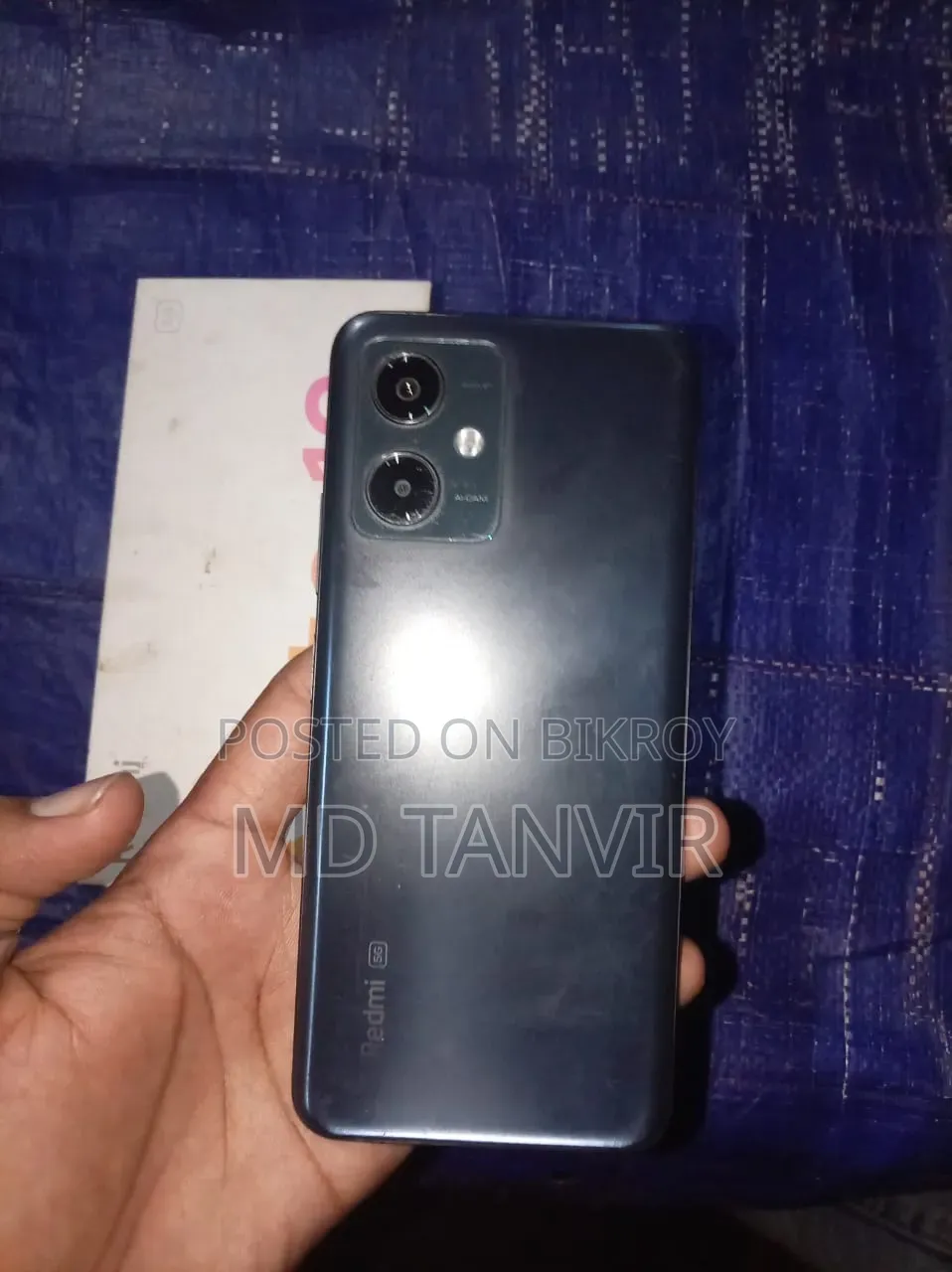 শাওমি রেডমি নোট ১২ ৫জি ২৫৬ জিবি ব্ল্যাক