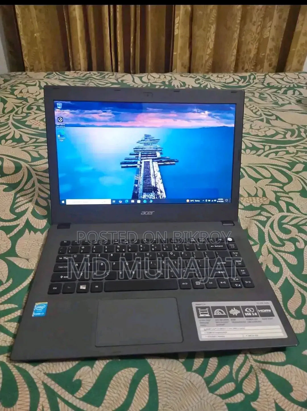 Laptop Acer Aspire 14 8GB Intel Core i3 SSHD+SSD 500GB