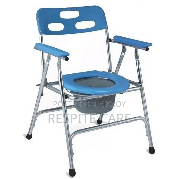 Commode Chair Folding Steeliness 20 x 22" Portable Bucket