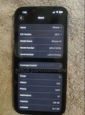 Apple iPhone 14 128 GB Black