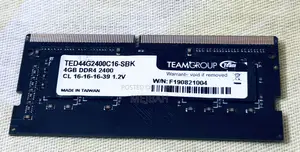 Teamgroup 4gb Ddr4 2400mhz Laptop Ram (So-Dimm)