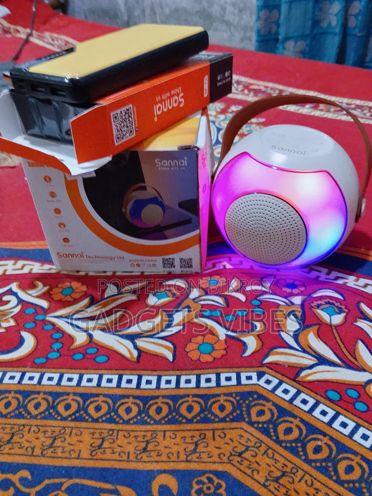 Sannai All Most New Power Bank D RGB Speaker