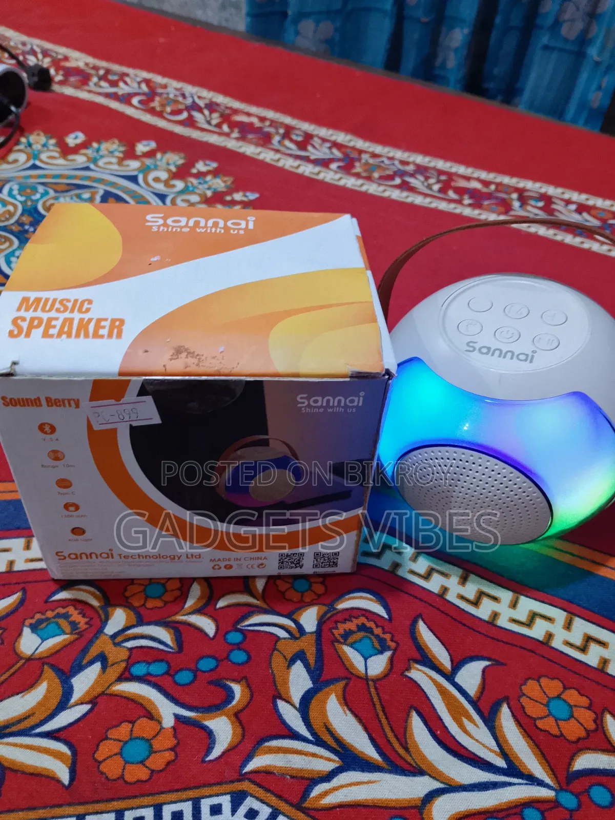 Sannai All Most New Power Bank D RGB Speaker