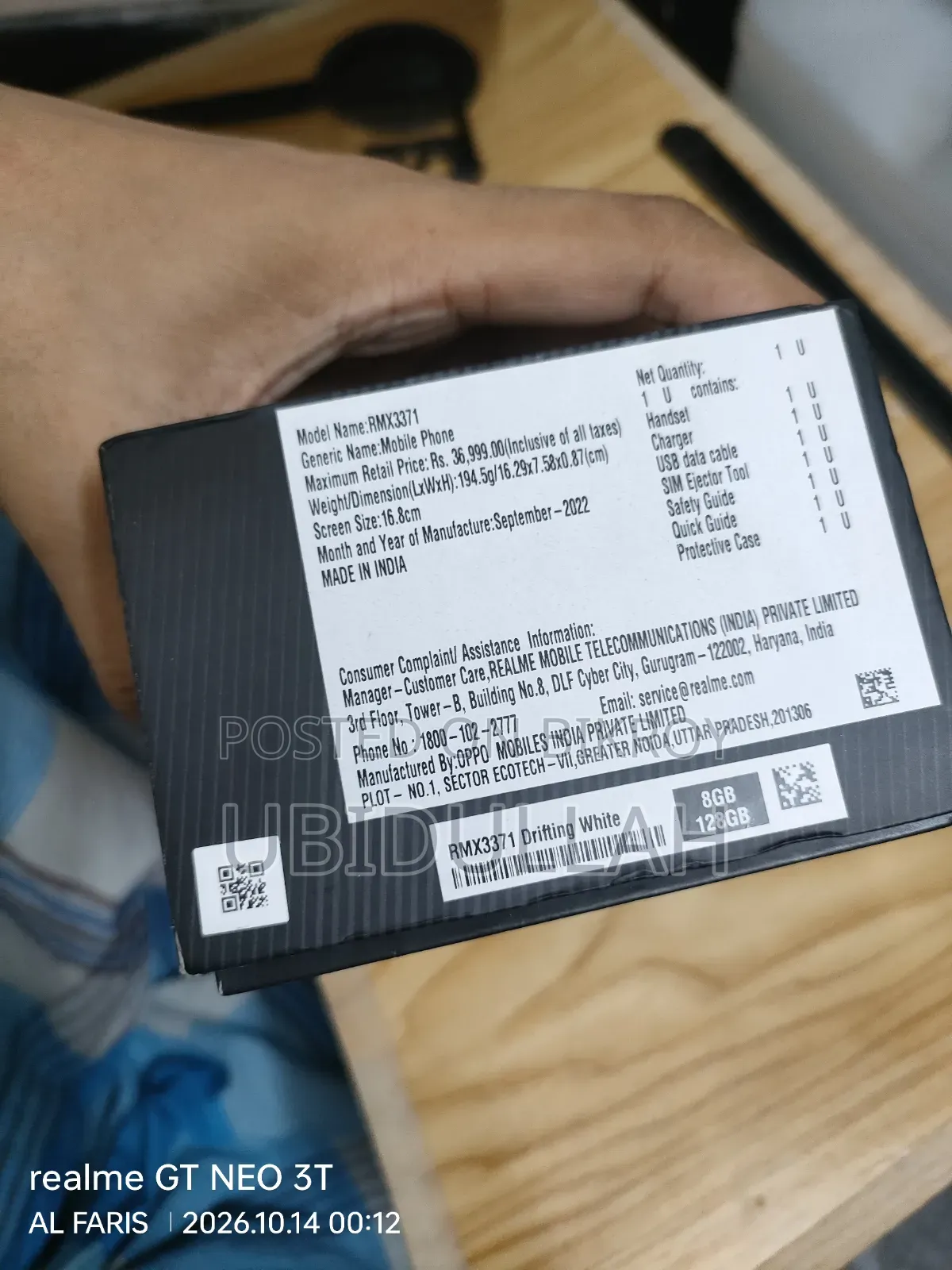 Realme GT Neo 3T 128 GB White