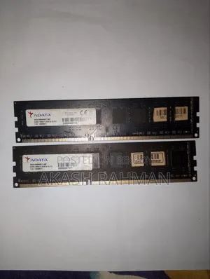 Adata XPG DDR3 8GB RAM 1600MHz - 2 sticks, total 16GB
