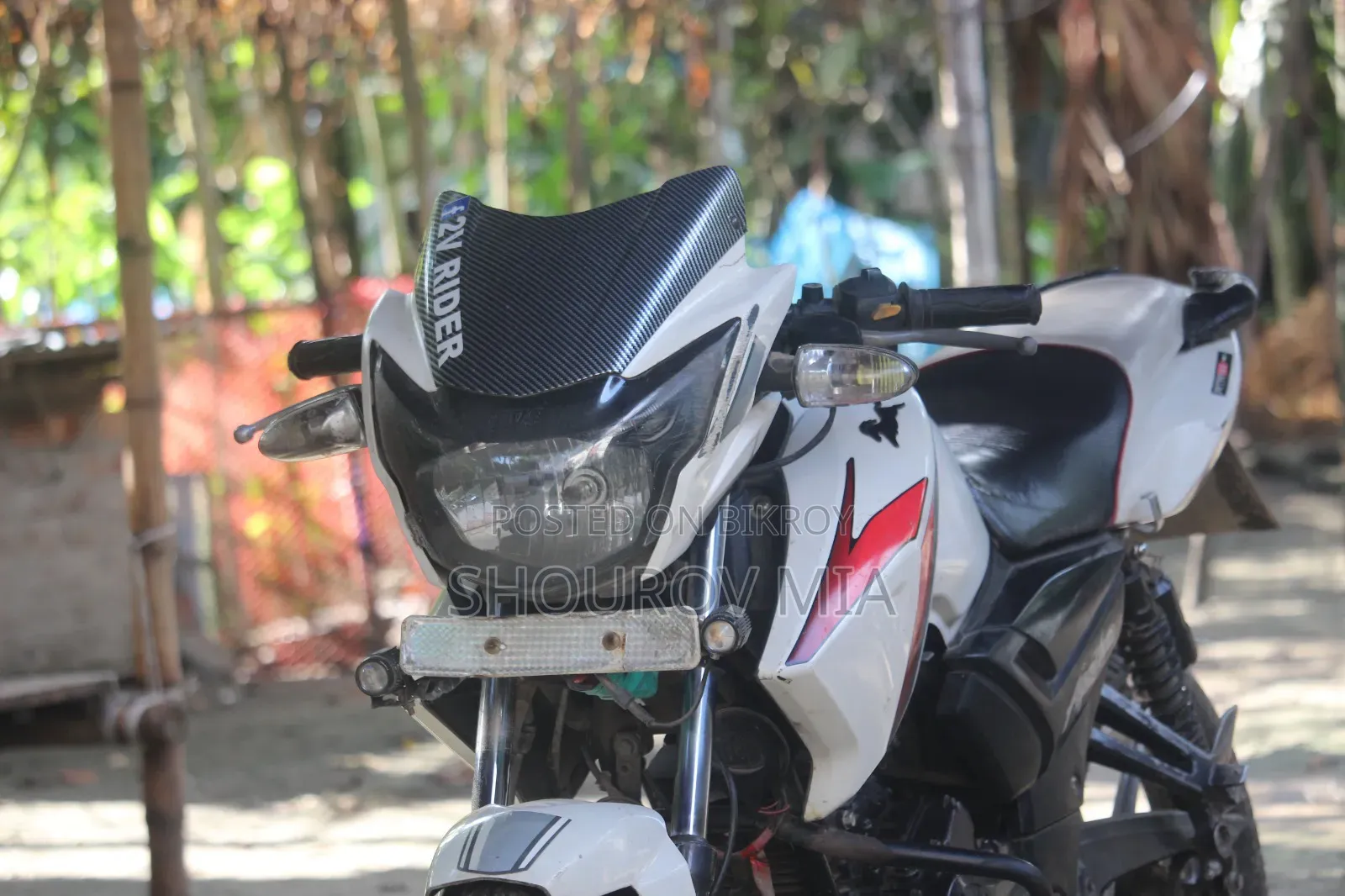TVS Apache RTR 160 2V 2018 White
