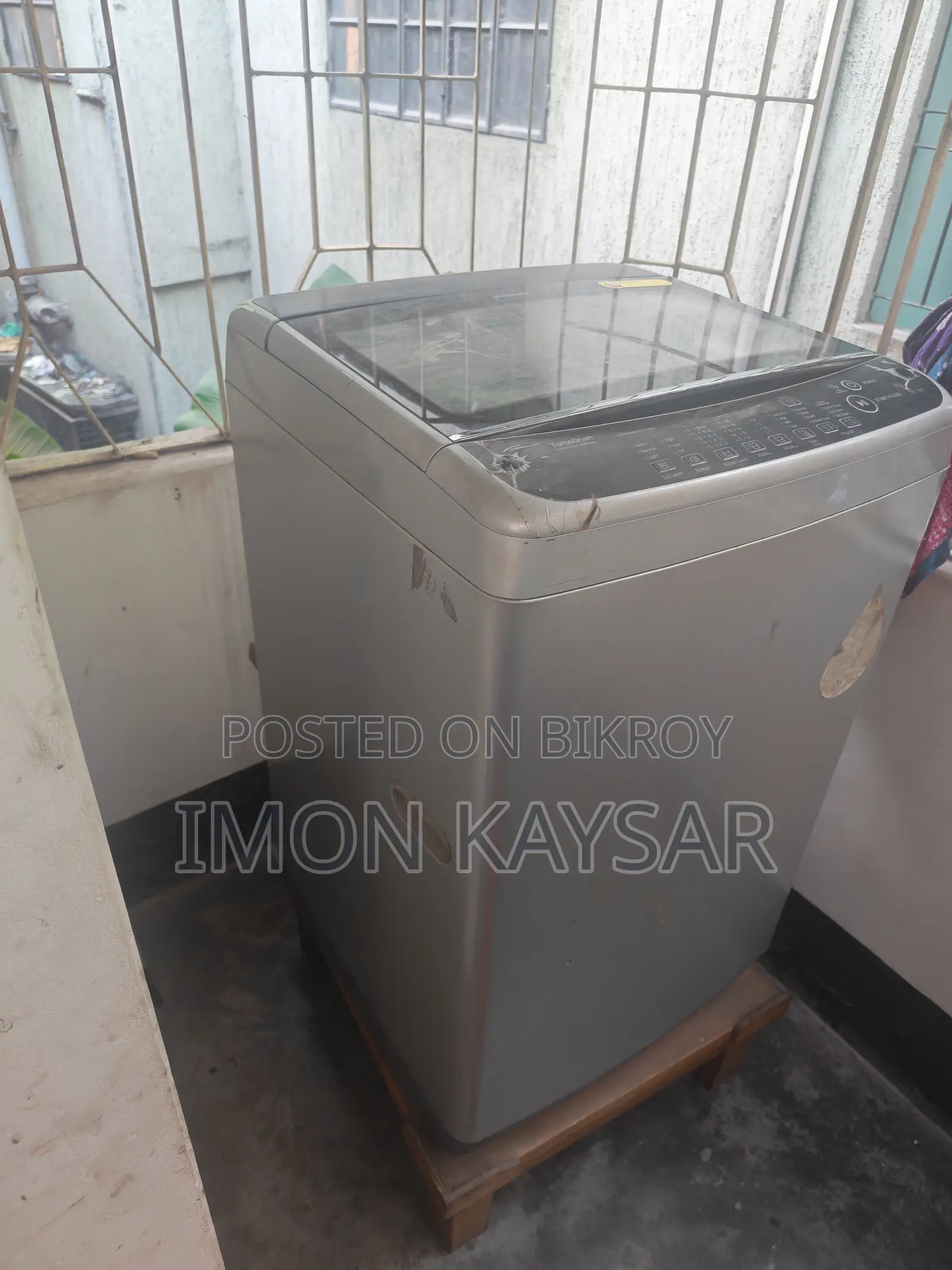 এলজি ৯ কেজি টপ লোডিং ওয়াশিং মেশিন