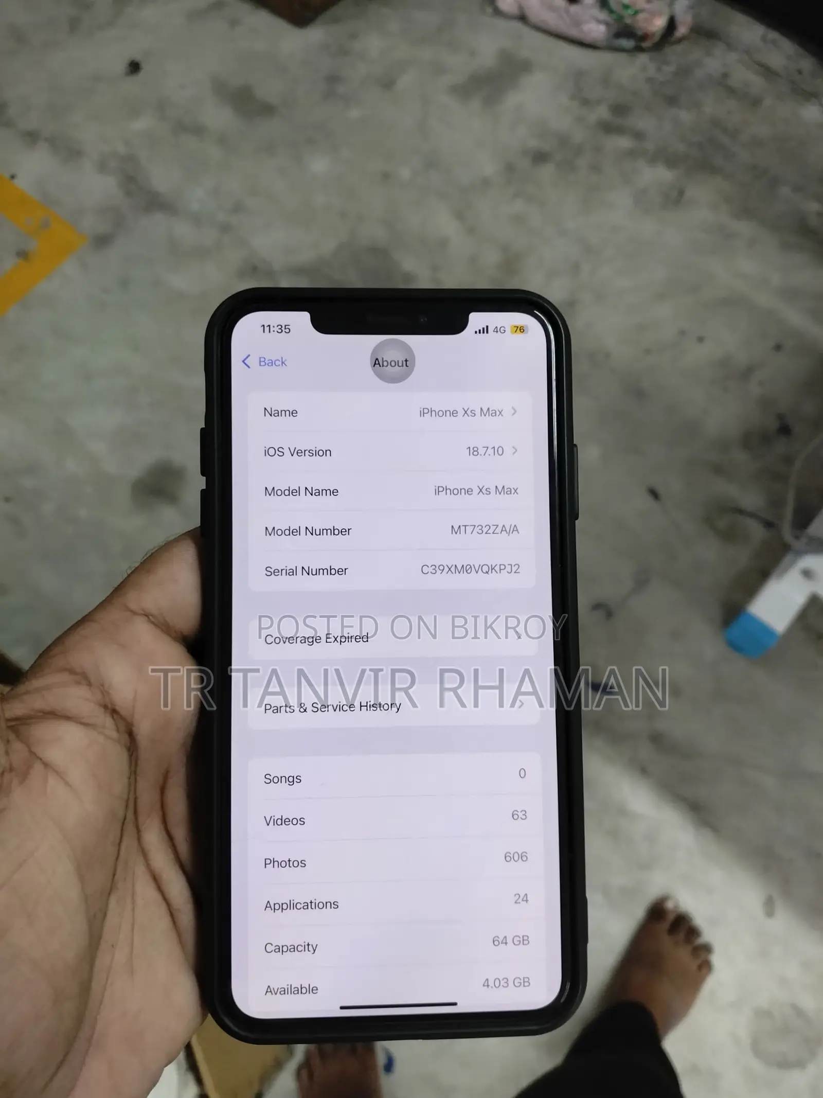 Apple iPhone XS Max 64 GB Rose Gold