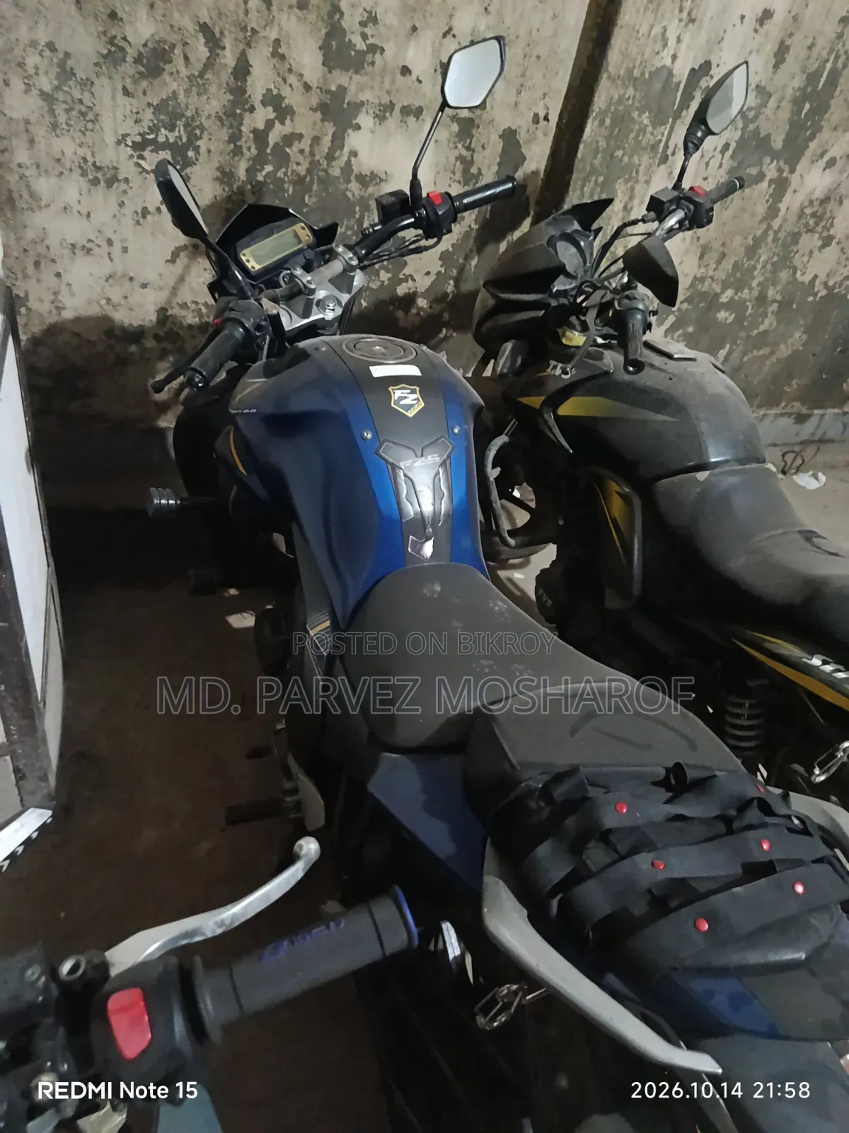 Yamaha FZS V2 2025 Blue