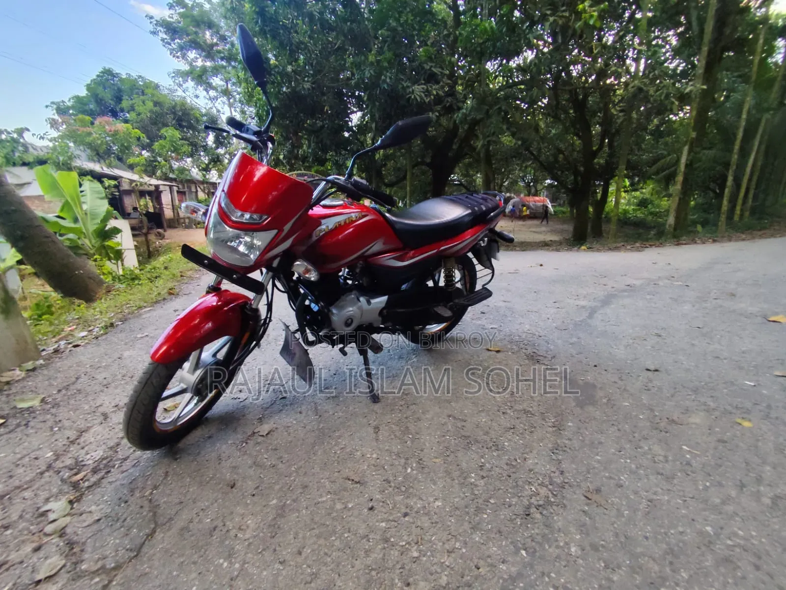Bajaj Platina 100 2025 Red