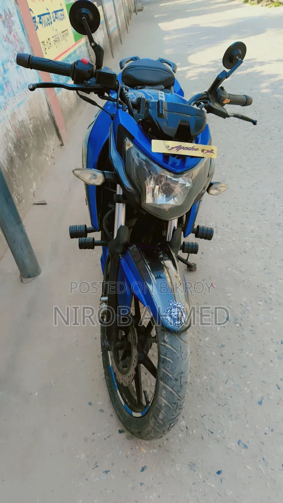 TVS Apache RTR 160 4V 2018 Blue