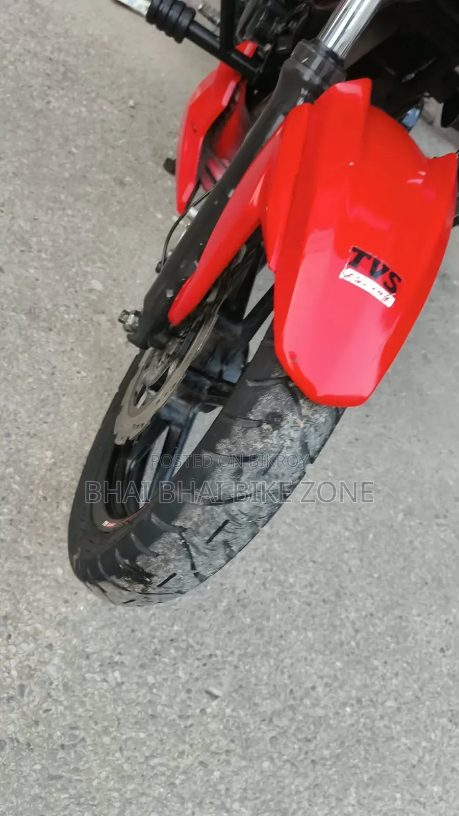 TVS Apache RTR 160 2v Refresh X-connect 2022 Red