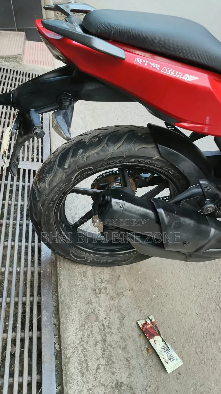 TVS Apache RTR 160 2v Refresh X-connect 2022 Red