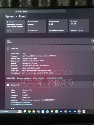 Desktop Computer 16GB AMD Ryzen 5 SSD 128GB