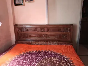 Segun Wood Bed 6 Feet by 7 Feet New