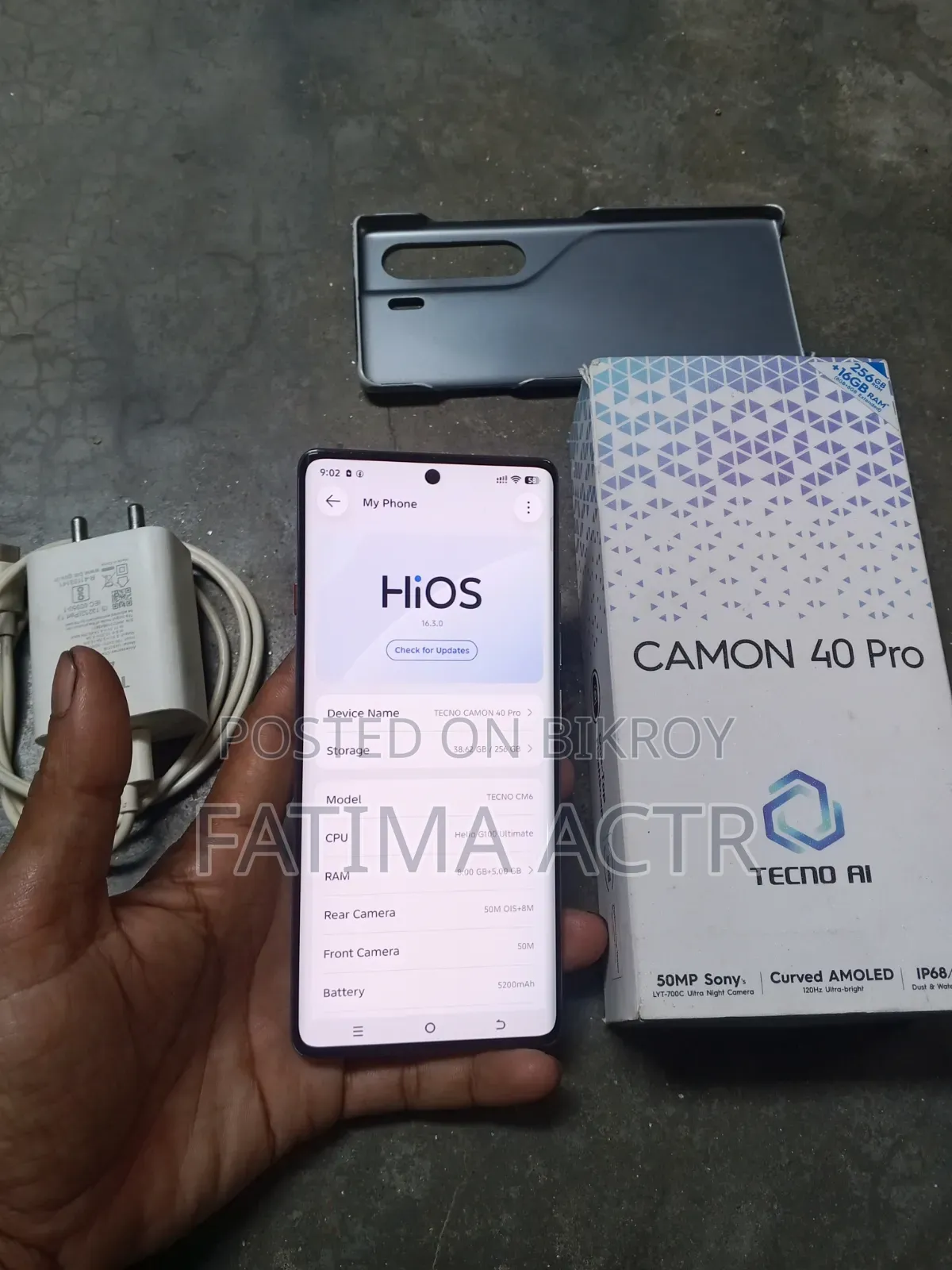 Tecno Camon 40 Pro 4G 256 GB Orange