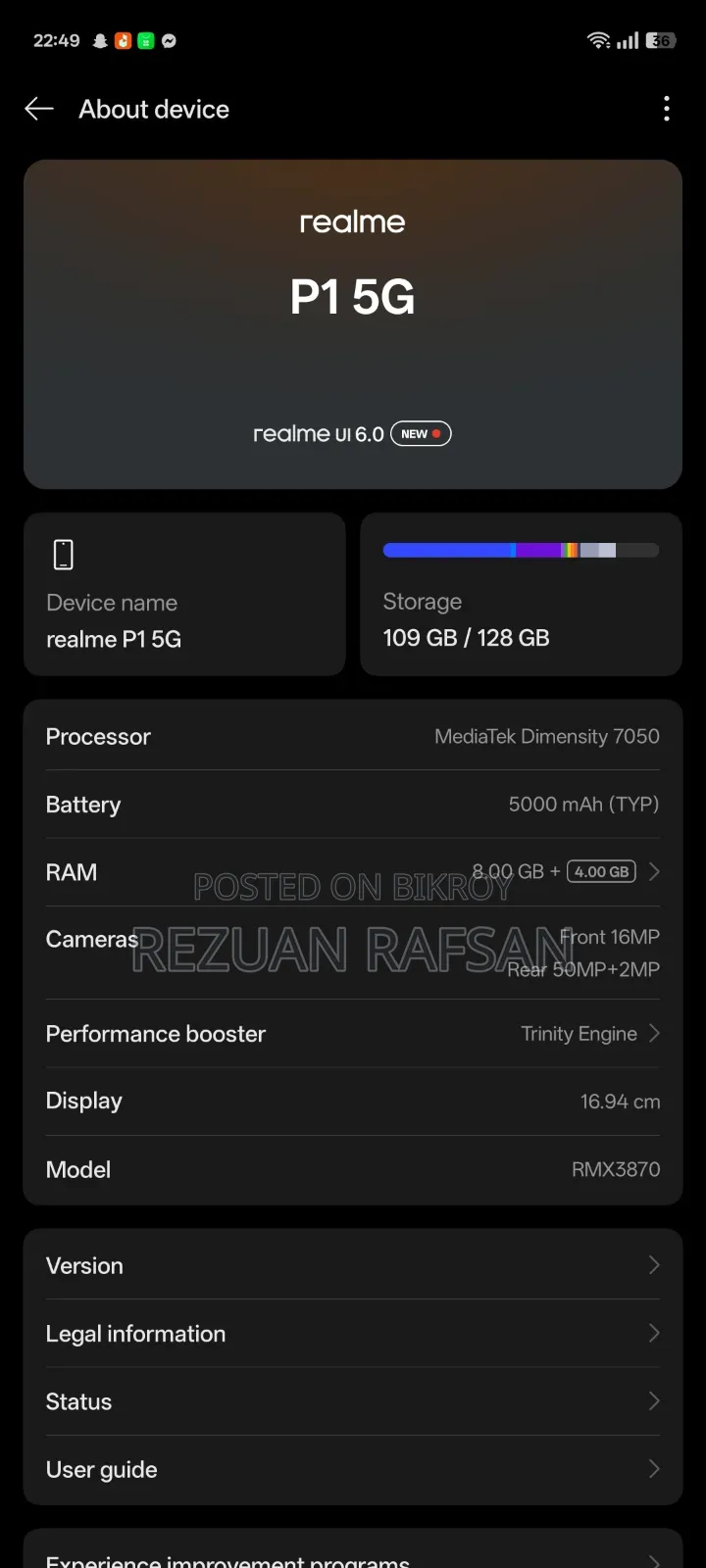 Realme 128 GB