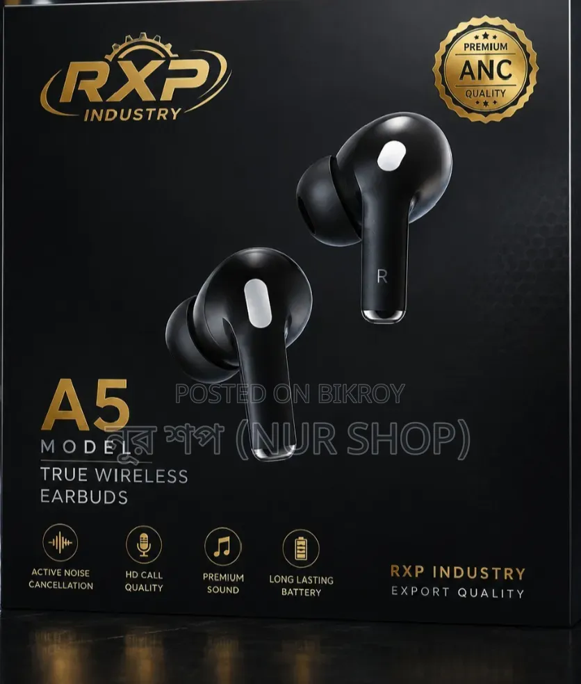 A5 Wireless Bluetooth Earbuds With Charging Case