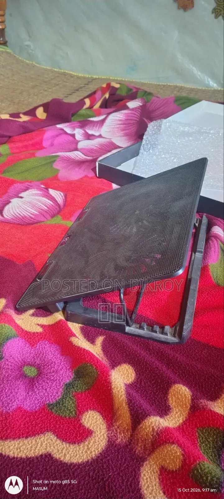 হ্যাভিট গেমনোট ব্ল্যাক গেমিং ল্যাপটপ কুলিং প্যাড