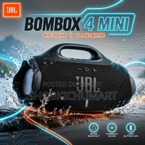 JBL Boombox 4 Mini Wireless Speaker - 15W Powerful Sound