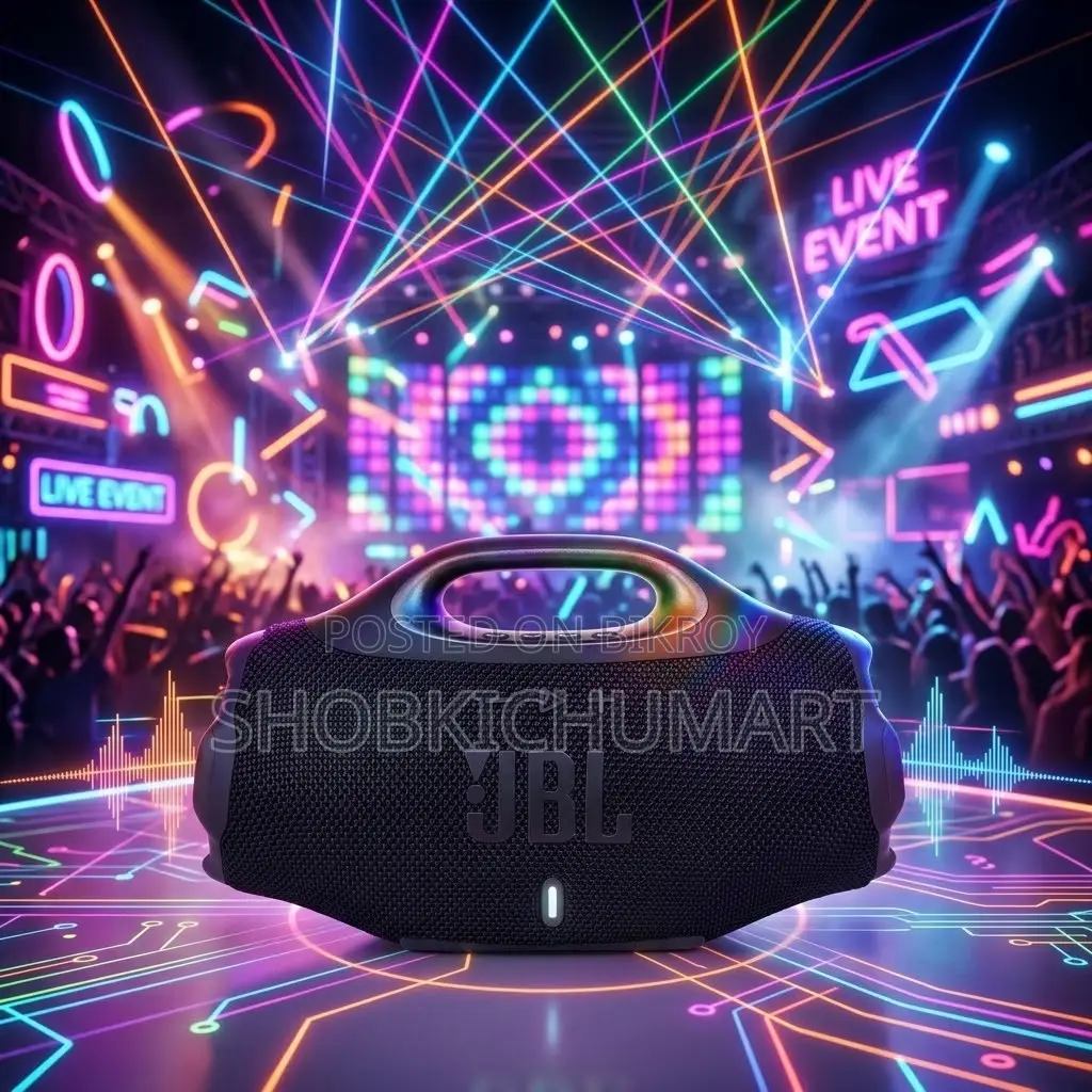JBL Boombox 4 Mini Wireless Speaker - 15W Powerful Sound