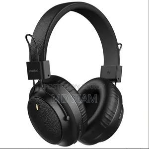 Porodo Soundtech Wireless Headphones With Leather Finish and Stereo Sound